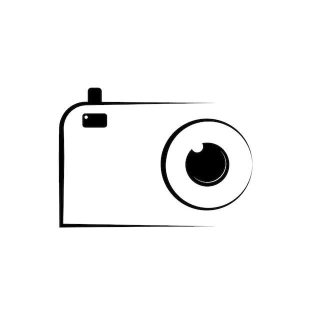 Photo camera vector icon