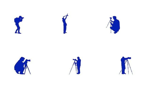 Photographer Vectors Icon Set