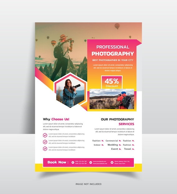 Photography Agency Flyer Templat