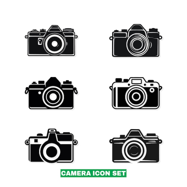 Photography Gear Icons in Vector Art