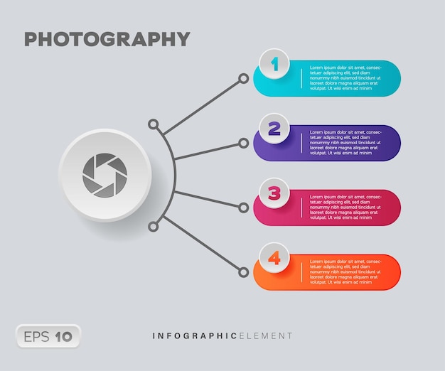 Photography Infographic Element