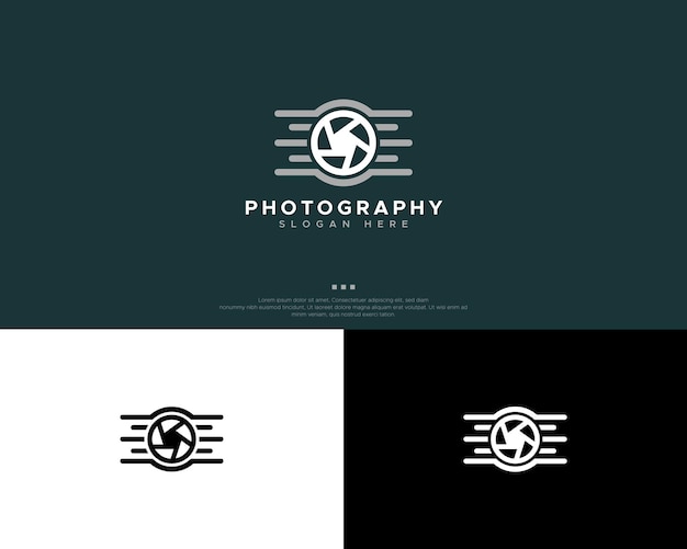 Photography logo design template