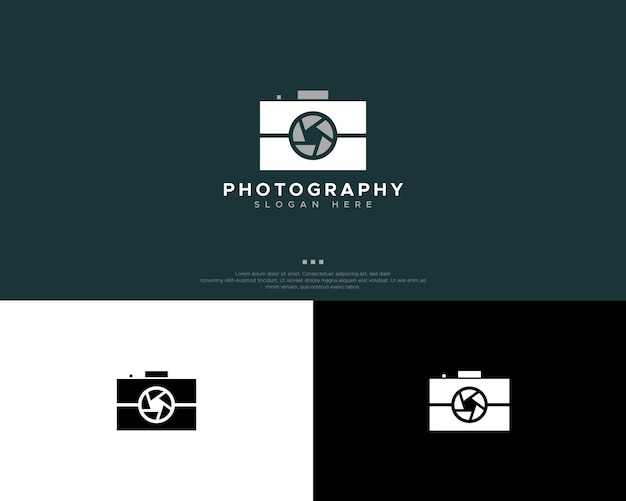 Photography logo design template