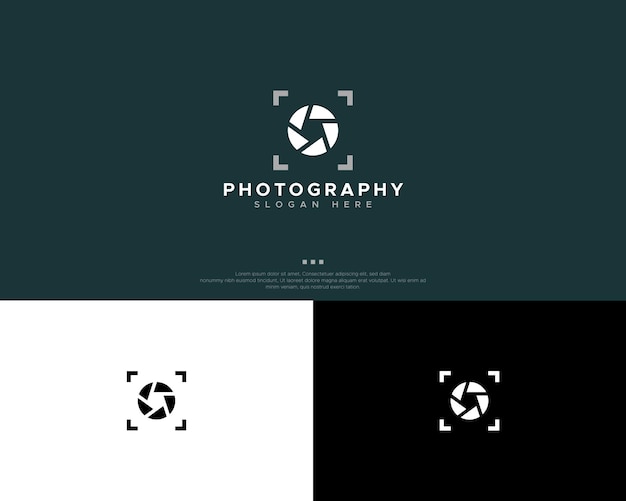 Photography logo design template