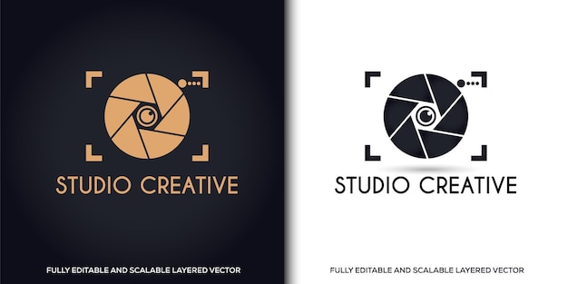 Photography studio logo template photography studio photographer photo company