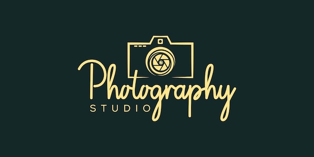 Photography studio logo template