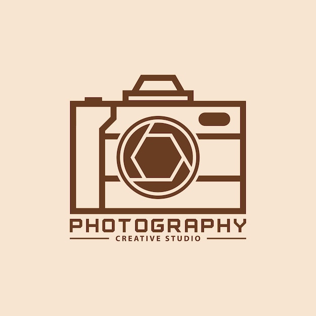 photography vintage retro logo vector