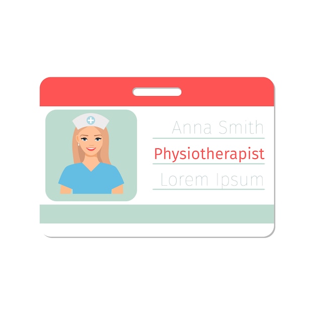 Physiotherapist medical specialist card