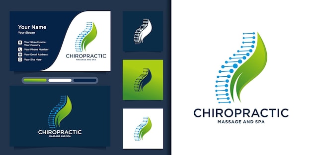 Physiotherapy logo design templates creative concept Premium Vector