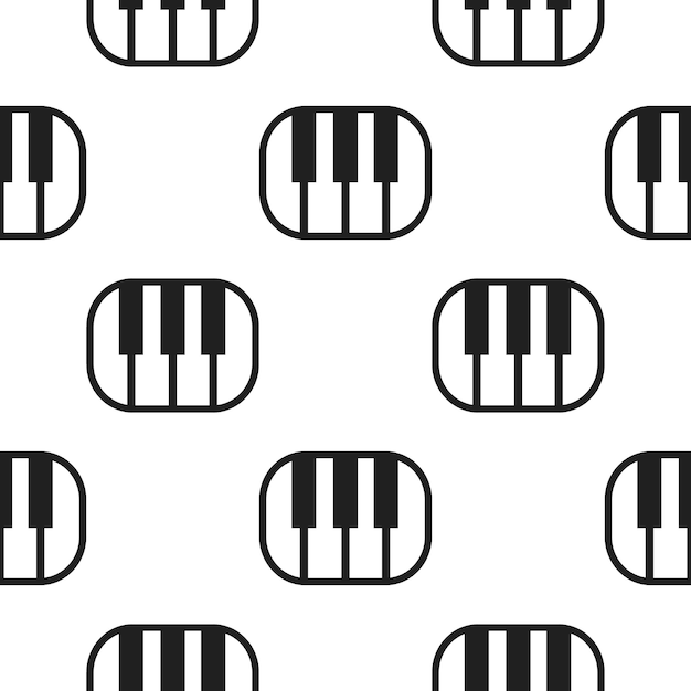 Piano icon illustration