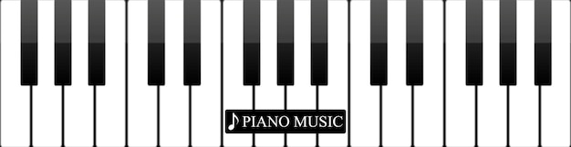 Piano keys abstract musical background Vector illustration