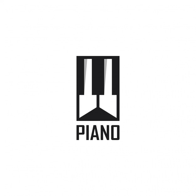 Piano logo template design.   illustration. Abstract piano web Icons and   logo.