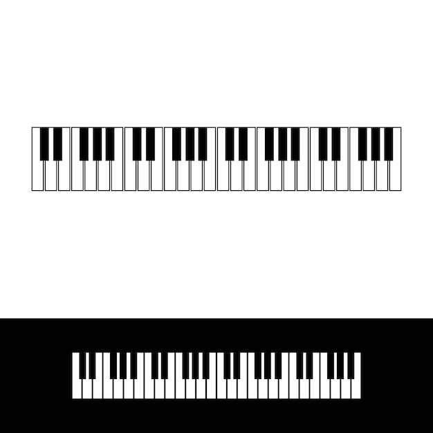 Piano vector ilustration