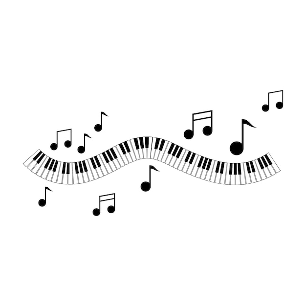 Piano vector ilustration