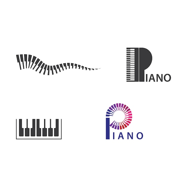 Piano vector ilustration