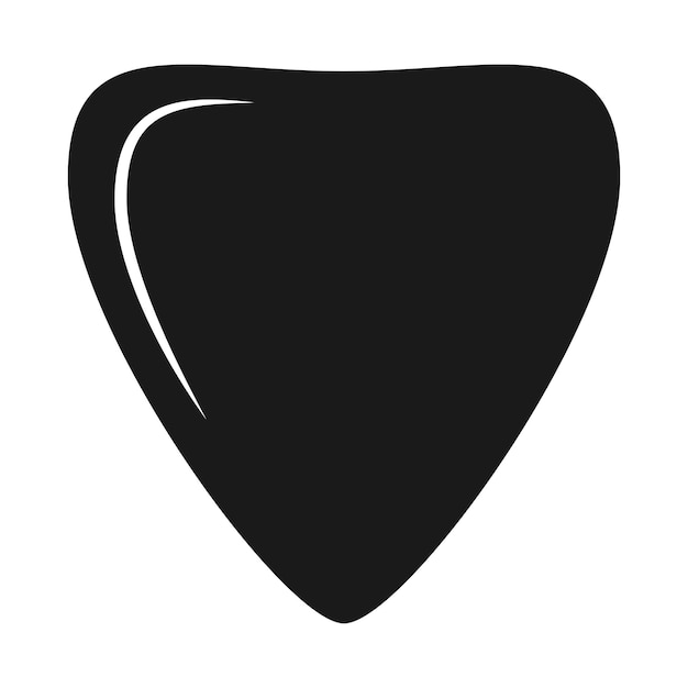 Pick guitar icon vector