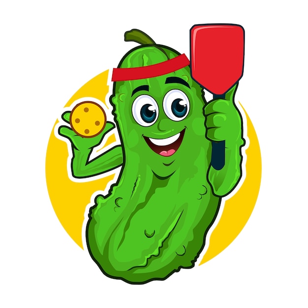 pickle mascot cartoon