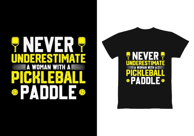 Pickleball t shirt design