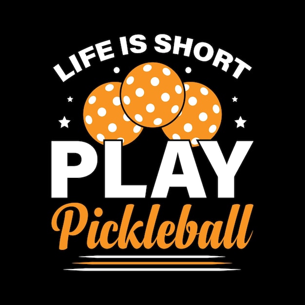 Pickleball tshirt design best pickleball tshirt design paddle vector tshirt graphic design template