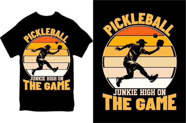 Pickleball tshirt Design for Male and Female