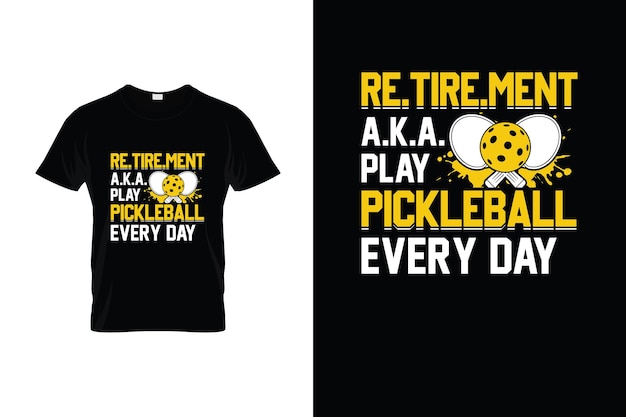 Pickleball Tshirt Design or Pickleball poster Design or Pickleball illustration