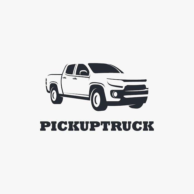 Pickup truck logo design