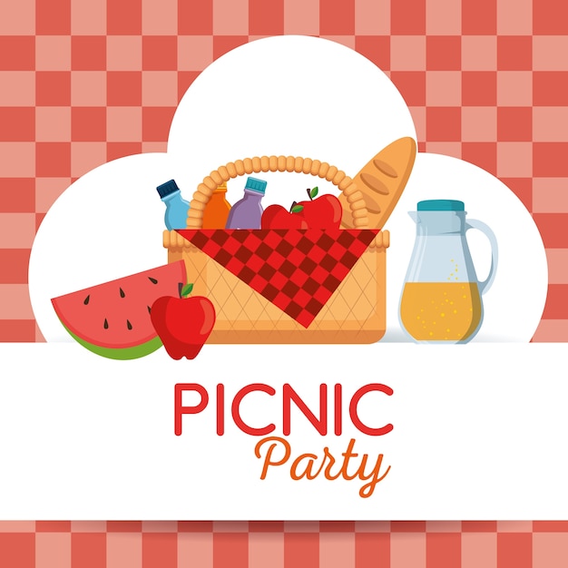 picnic party poster