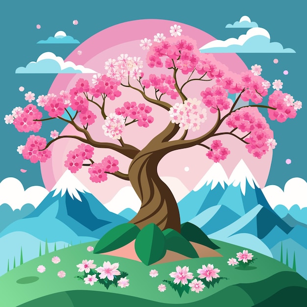 a picture of a cherry blossom