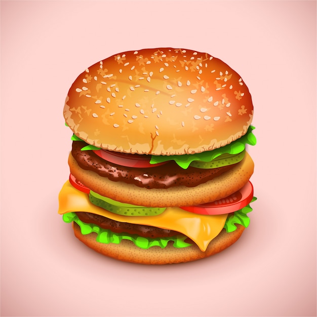 Picture of hamburger