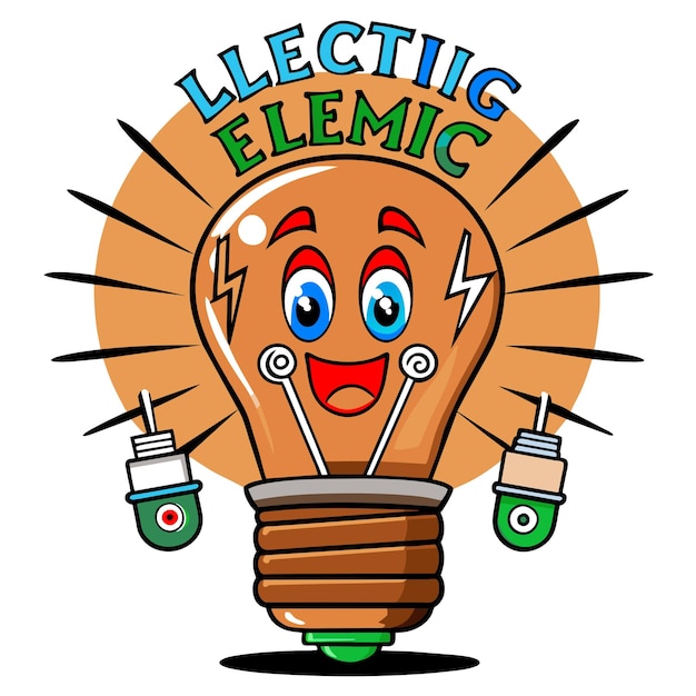 Vector a picture of a lightbulb with the word electric organ on it