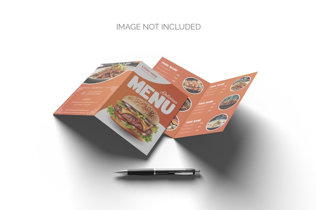 a picture of a menu with the title menu on it