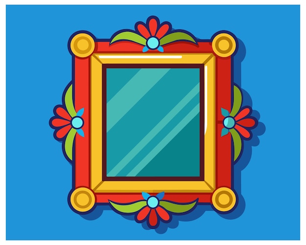 Picture photo frame vector illustration