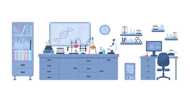 Picture of scientific lab with various equipment