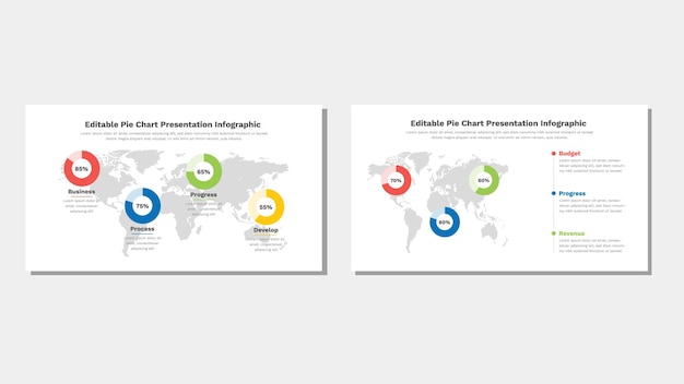 pie chart infographic presentation template