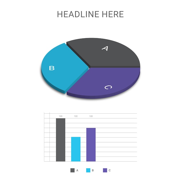 Pie Chart Infographic Template