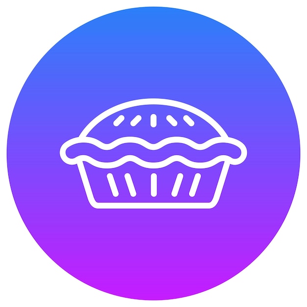 Pie Vector Illustration