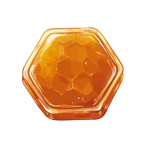 a piece of orange glass with a red and orange design