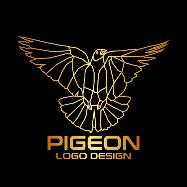 Pigeon Vector Logo Design