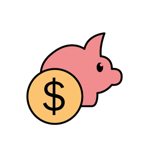 Piggy Bank Financial technology Icon