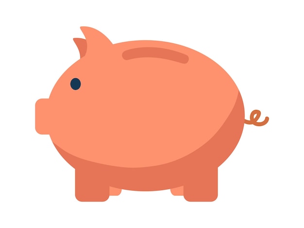 Piggy bank icon Vector illustration