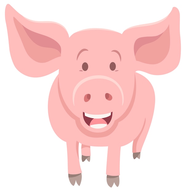 piglet farm animal character