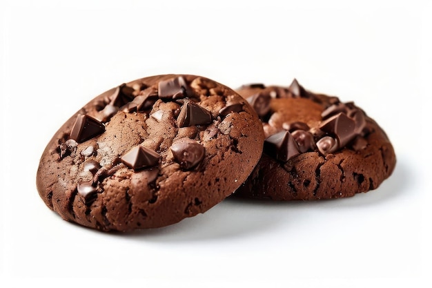 a pile of chocolate cookies with a star shaped star shaped piece of candy on top