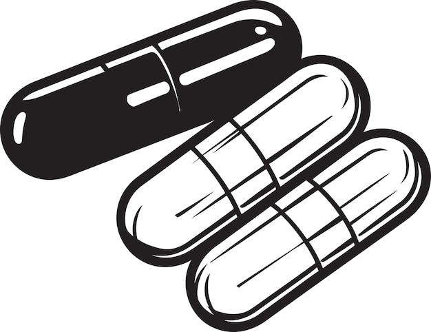 Vector pill bottle vector illustrations a blend of function and aestics