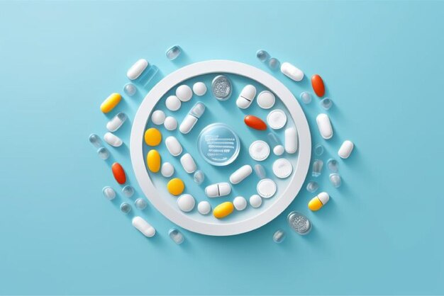 Pill Vectors for Healthcare Designs