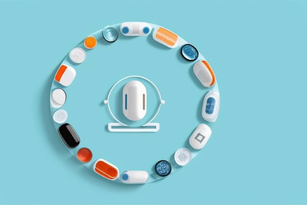 Pill Vectors for Healthcare Designs