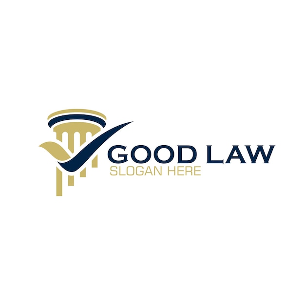 Pillar Logo Design for law firm, attorney or university