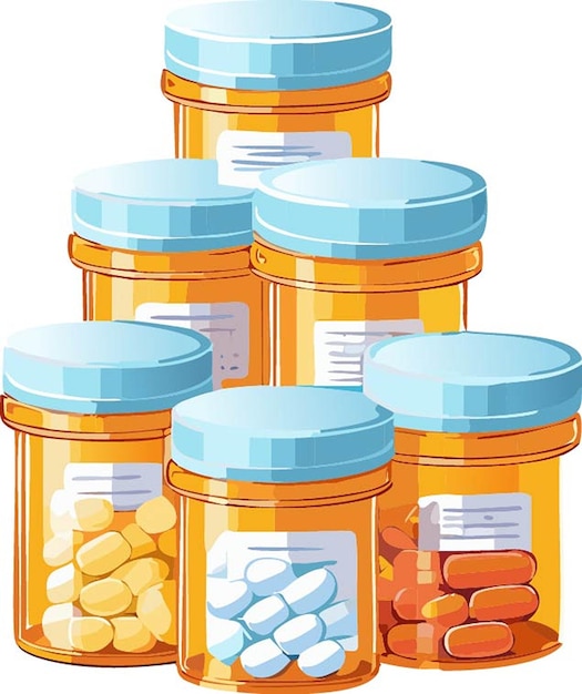 Vector pills illustration