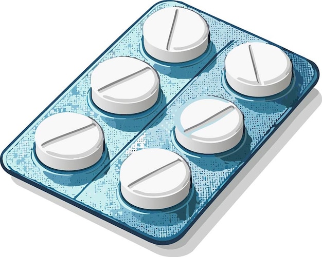 Vector pills illustration