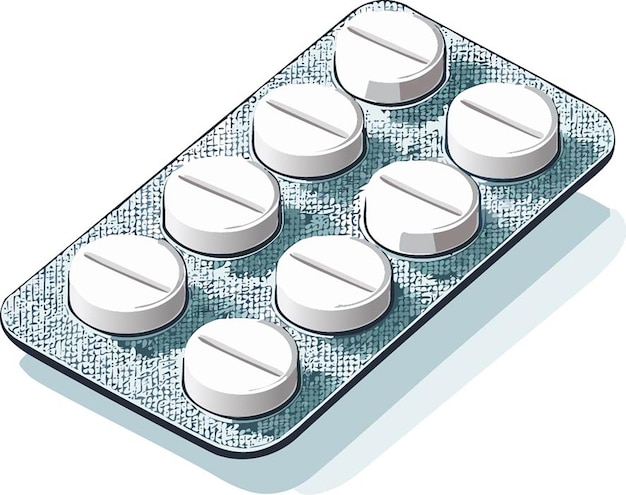 Vector pills illustration