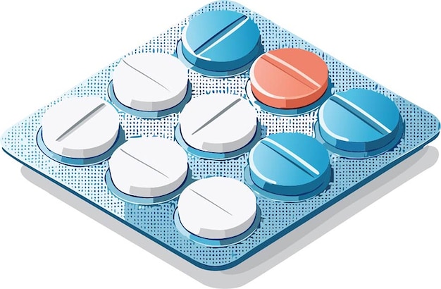 Vector pills illustration